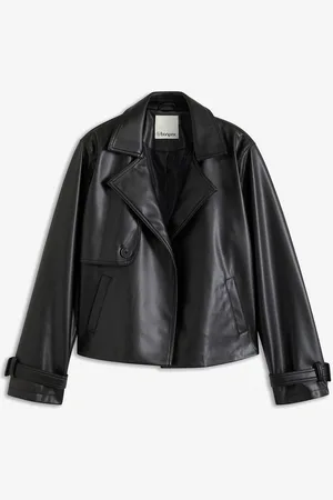 bonprix Trench corto in similpelle