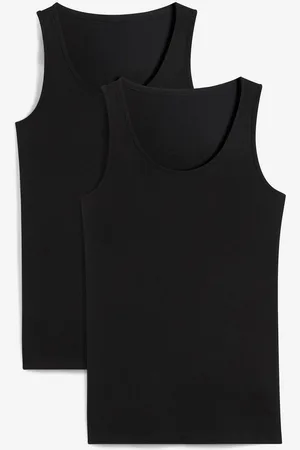 bonprix Canotta elasticizzata (pacco da 2)
