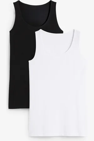 bonprix Canotta elasticizzata (pacco da 2)