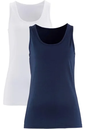 bonprix Canotta elasticizzata (pacco da 2)