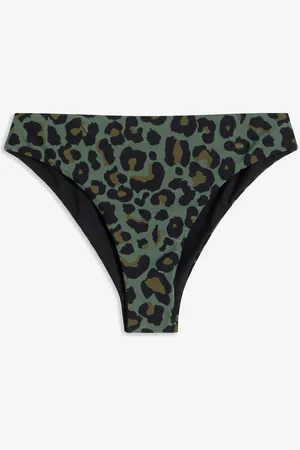 bonprix Slip per bikini double face ad asciugatura rapida con sgambatura alta