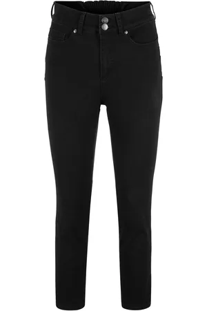 bonprix Jeans slim fiti con cinta comoda, vita media
