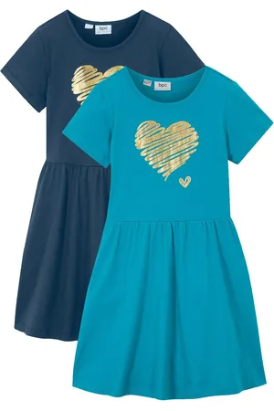 bonprix Abito di jersey in puro cotone biologico (pacco da 2)
