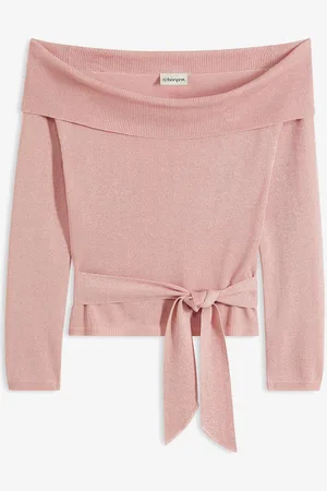 bonprix Maglione cropped con spalle scoperte