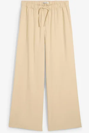 bonprix Pantaloni larghi in misto viscosa fluente