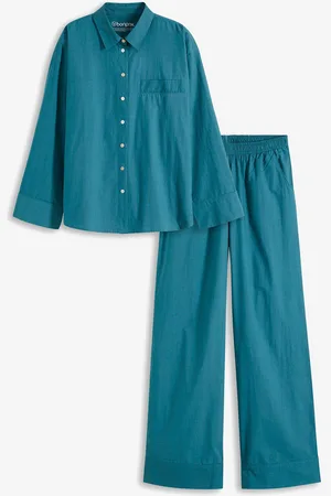 bonprix Pigiama oversize in tessuto di cotone