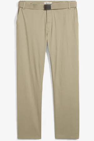 bonprix Pantaloni chino regular fit elasticizzati con cintura, straight