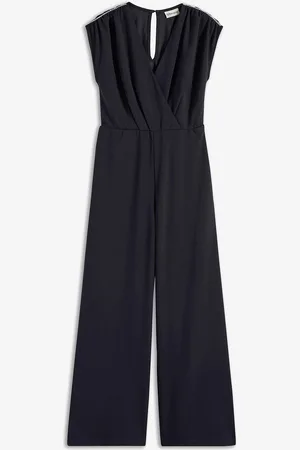 bonprix Tuta elegante con nastrino di strass