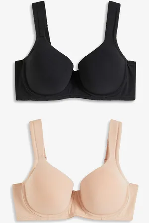 bonprix Reggiseno con coppe preformate e ferretto, con cotone biologico (pacco da 2)