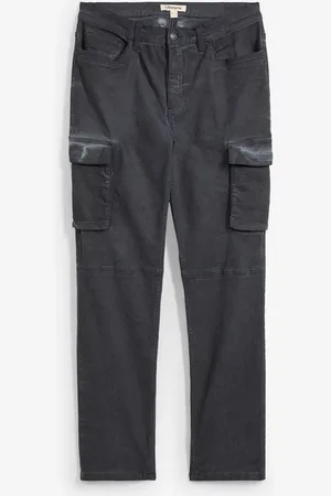 bonprix Pantaloni cargo elasticizzati effetto lavato, straight