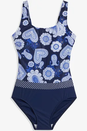 bonprix Costume intero con effetto modellante medio