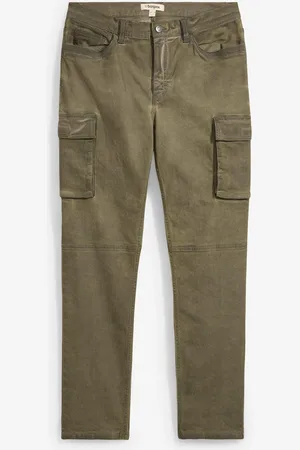 bonprix Pantaloni cargo elasticizzati effetto lavato, straight