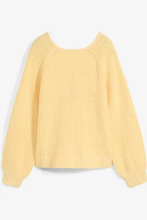bonprix Cardigan double face con laccetti