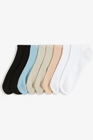 bonprix Calzini per sneakers con interno in spugna alla suola e cotone biologico (pacco da 8 paia)