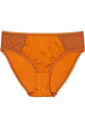 bonprix Slip alto con tessuto lucido