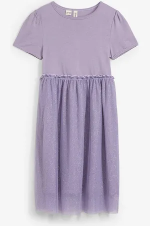 bonprix Abito di jersey con tulle