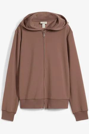 bonprix Felpa con zip a maniche lunghe