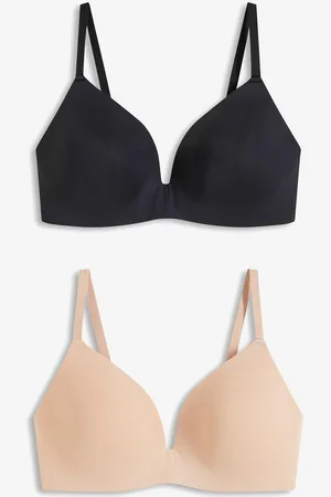 bonprix Reggiseno con coppe preformate senza ferretto (pacco da 2)