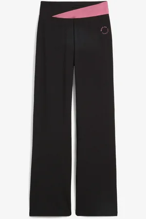 bonprix Pantaloni sportivi in cotone, svasati