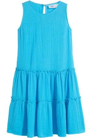 bonprix Abito midi in mussola vaporosa