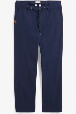 bonprix Pantaloni chino in puro cotone straight, relaxed fit