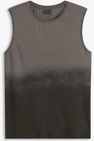 bonprix Canotta con colori sfumati in cotone biologico, slim fit