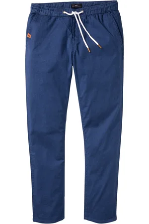 bonprix Pantaloni elasticizzati con elastico in vita slim fit, straight