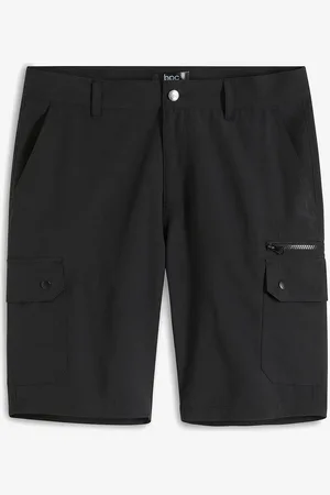 bonprix Bermuda cargo in microfibra con taglio comfort in poliestere riciclato, regular fit
