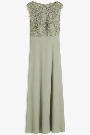 bonprix Abito da sera lungo con pizzo