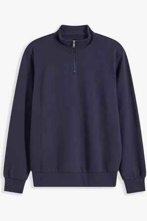 bonprix Felpa con colletto e zip