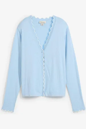 bonprix Cardigan in filato fine misto seta