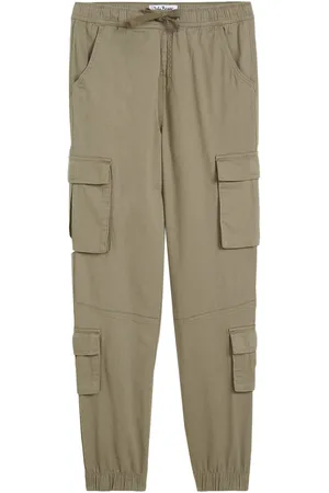 bonprix Pantaloni cargo elasticizzati con elastico in vita, regular fit
