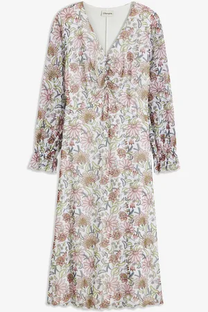 bonprix Abito midi in mesh fantasia
