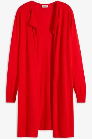 bonprix Cardigan lungo con cotone
