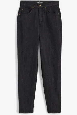 bonprix Mom jeans elasticizzati, a vita alta