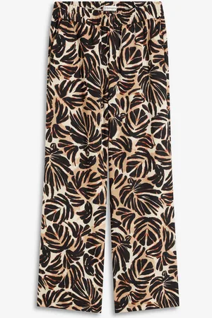 bonprix Pantaloni a palazzo effetto lino