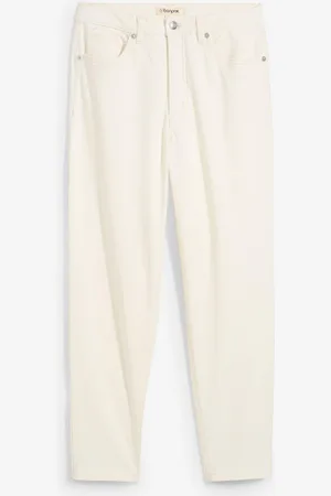 bonprix Mom jeans cropped, vita alta