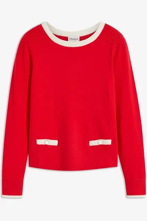 bonprix Maglione in filato fine