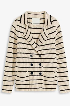 bonprix Cardigan doppiopetto in maglia
