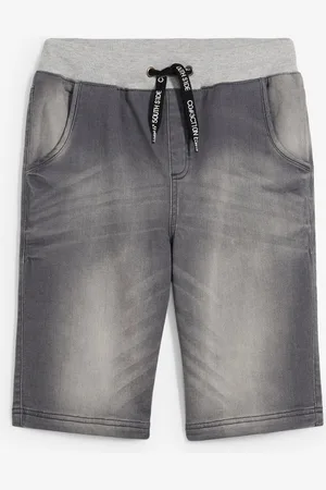 bonprix Bermuda di jeans in felpa, regular fit