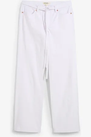 bonprix Jeans wide leg con cintura, vita media