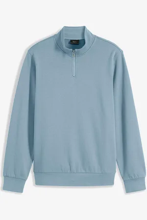 bonprix Felpa con colletto e zip