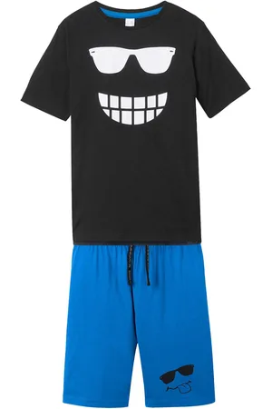 bonprix T-shirt e pantaloni corti in cotone biologico (set 2 pezzi)