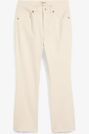 bonprix Jeans flared cropped, vita alta
