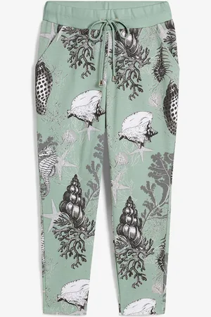 bonprix Pantaloni in felpa di misto cotone