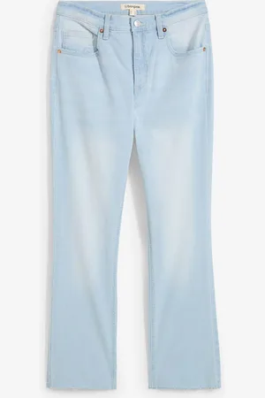 bonprix Jeans flared cropped, vita alta