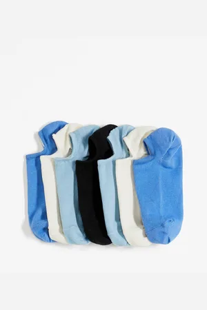 bonprix Fantasmini con cotone biologico e strisce in silicone (pacco da 7 paia)