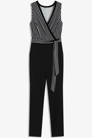 bonprix Tuta elegante in jersey a righe