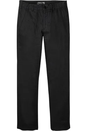 bonprix Pantaloni in lino con cinta comoda regular fit, straight