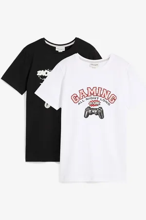 bonprix T-shirt in puro cotone biologico (pacco da 2)